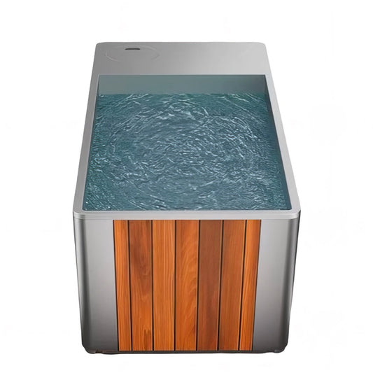 Orivon Wellness | Frost Metallic Cold Plunge Tub
