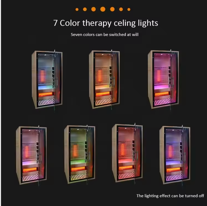 LumiGlow™ 1-Person Full Spectrum Infrared Sauna