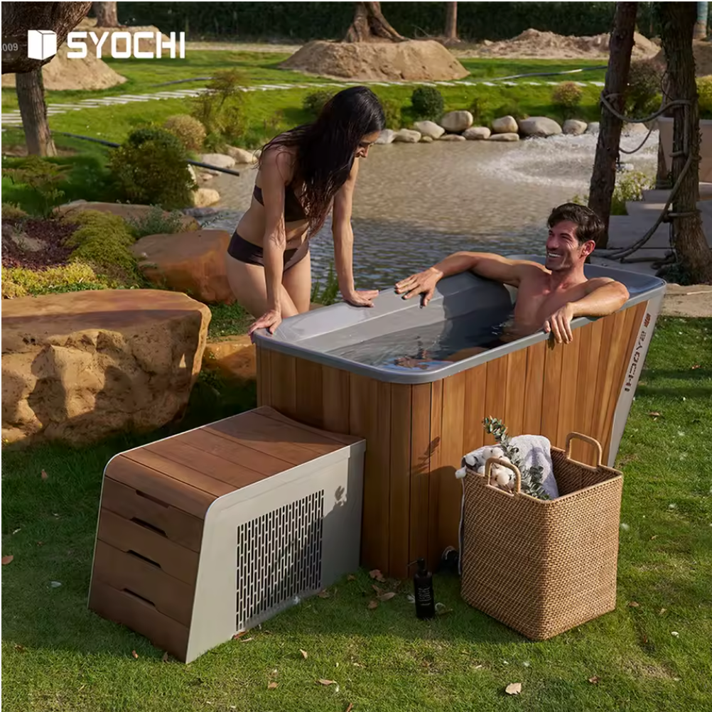 SYOCHI All-In Designer Cold Plunge – Wood Clad Edition
