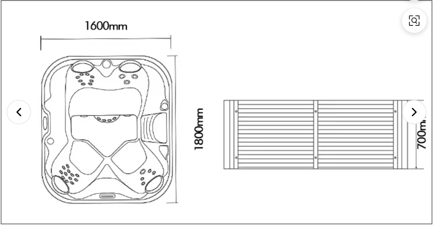 Serenity Vista 4 Outdoor HydroSpa