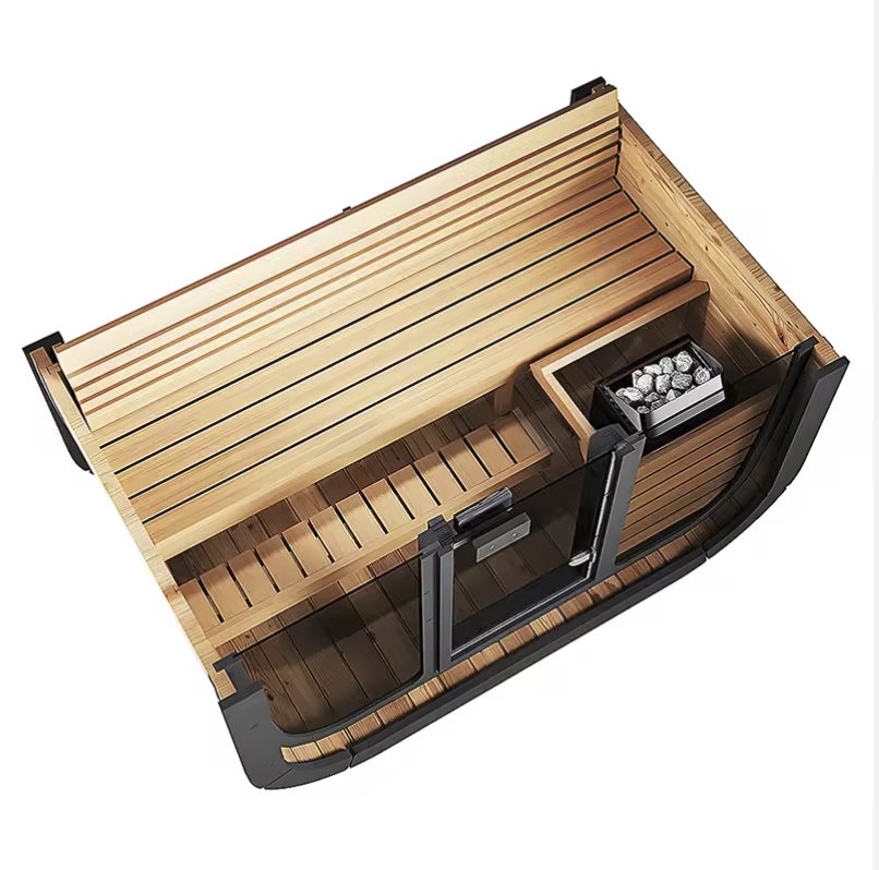 Evergreen Barrel Retreat – Canadian Hemlock Outdoor Sauna (1–2 Person)