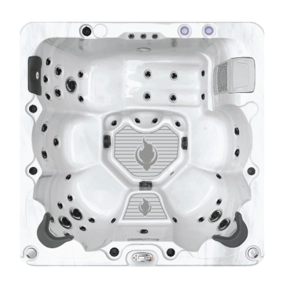 Liberty Spas | LYS6000 240V 6-Person Hot Tub | 46 Jets, Dual 5 HP Pumps, Glacier Filtration & AO₃P