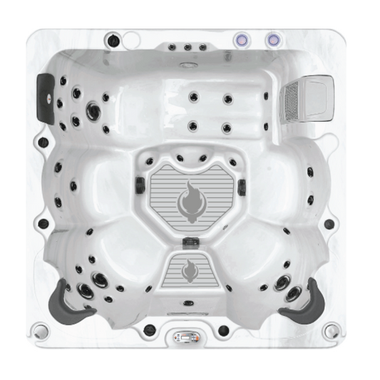 Liberty Spas | LYS6000 240V 6-Person Hot Tub | 46 Jets, Dual 5 HP Pumps, Glacier Filtration & AO₃P