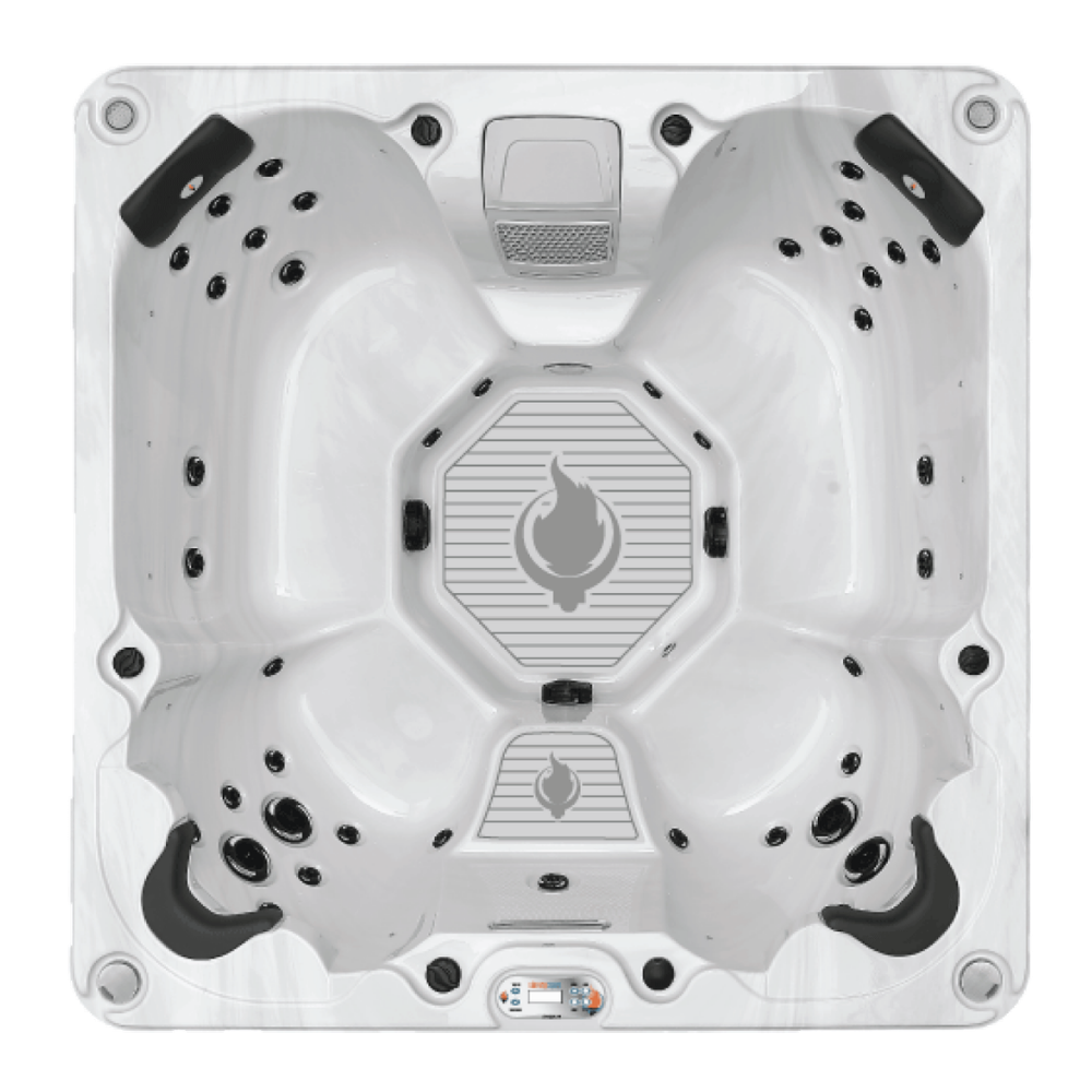 Liberty Spas | LYS7000 240V 7-Person Hot Tub | 46 Jets, Dual 5 HP Pumps, Glacier Filtration & AO₃P