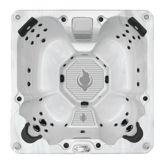 Liberty Spas | LYS7000 240V 7-Person Hot Tub | 46 Jets, Dual 5 HP Pumps, Glacier Filtration & AO₃P