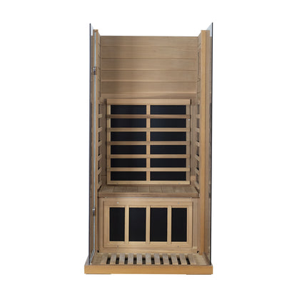 Wizzisaunas 909MRX-R| Full Spectrum Infrared Sauna for One Person | Far Infrared + Mid-Infrared Lamp |Red Cedar| Indoor Home Sauna (Copy)