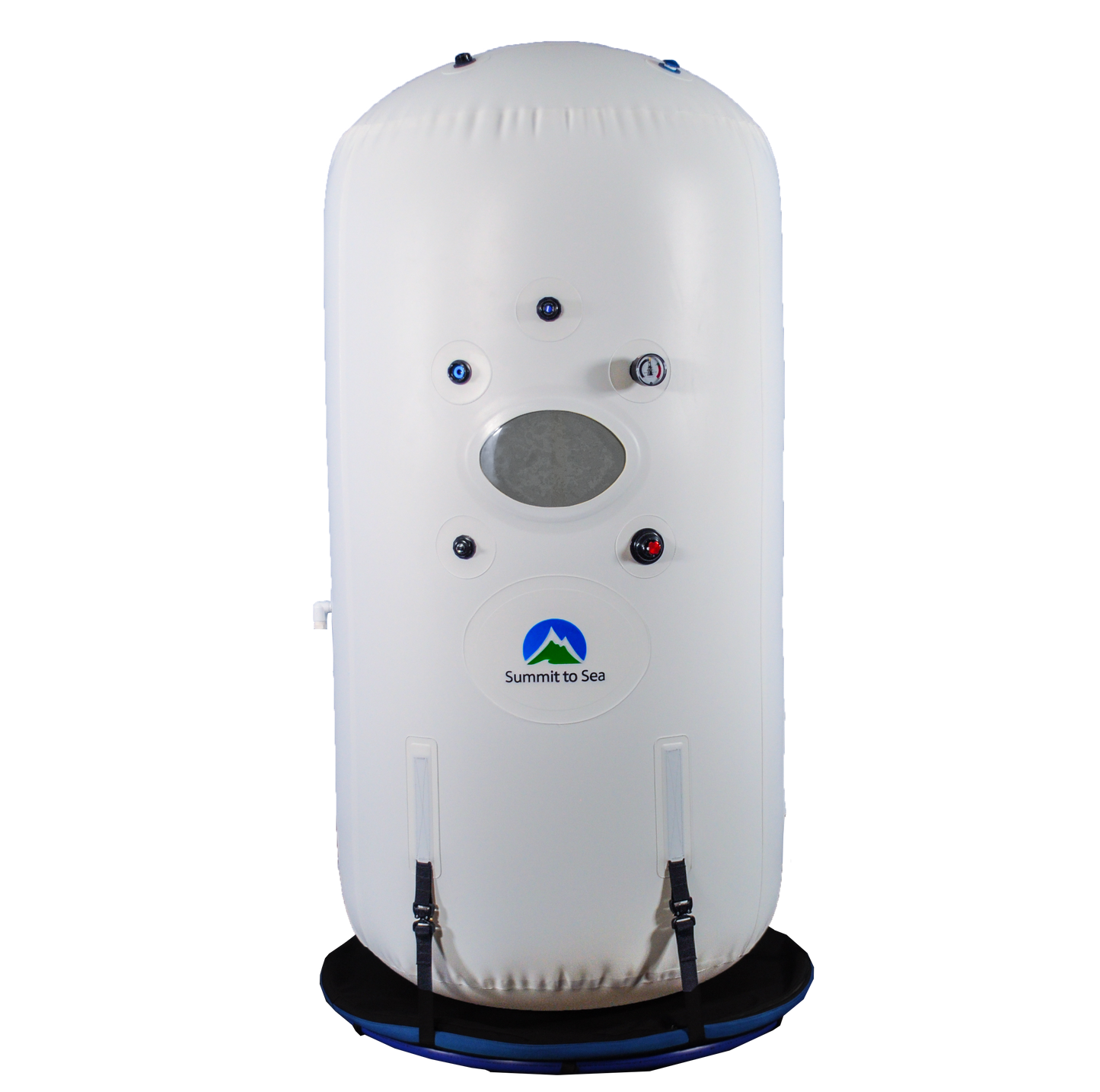 Summit to Sea | The Dive Vertical Hyperbaric Chamber | First Vertical Portable | | 40" Diameter  | 85" Tall |  FDA-Cleared