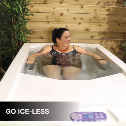 CHILL1000 Cold Plunge by Chill Therapy | Ice-Free, Plug & Play Cold Water Therapy Tub