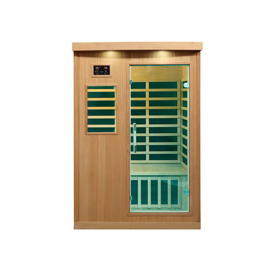 Tremblant 2-Person FAR Infrared Sauna by Sweat Therapy | Canadian Hemlock, Low EMF, Plug & Play