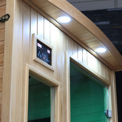 Tremblant 2-Person FAR Infrared Sauna by Sweat Therapy | Canadian Hemlock, Low EMF, Plug & Play