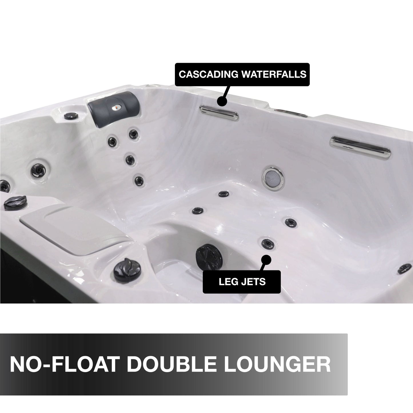 Liberty Spas | LYS4000 Plug & Play 4-Person Hot Tub | 20 Jets, Bluetooth, Glacier Filtration