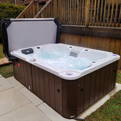 Liberty Spas | LYS4000 Plug & Play 4-Person Hot Tub | 20 Jets, Bluetooth, Glacier Filtration
