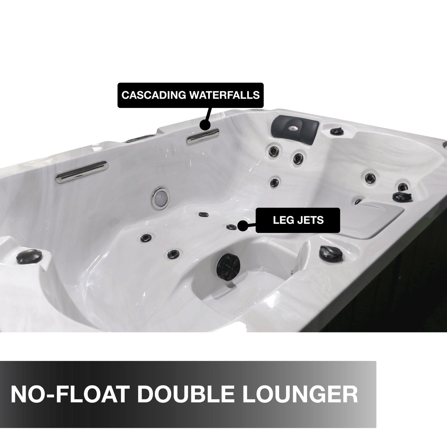 Liberty Spas | LYS4000 Plug & Play 4-Person Hot Tub | 20 Jets, Bluetooth, Glacier Filtration