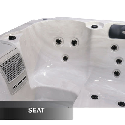 Liberty Spas | LYS4000 Plug & Play 4-Person Hot Tub | 20 Jets, Bluetooth, Glacier Filtration