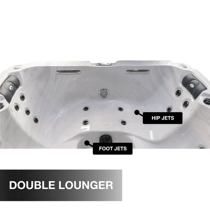 Liberty Spas | LYS4000 Plug & Play 4-Person Hot Tub | 20 Jets, Bluetooth, Glacier Filtration