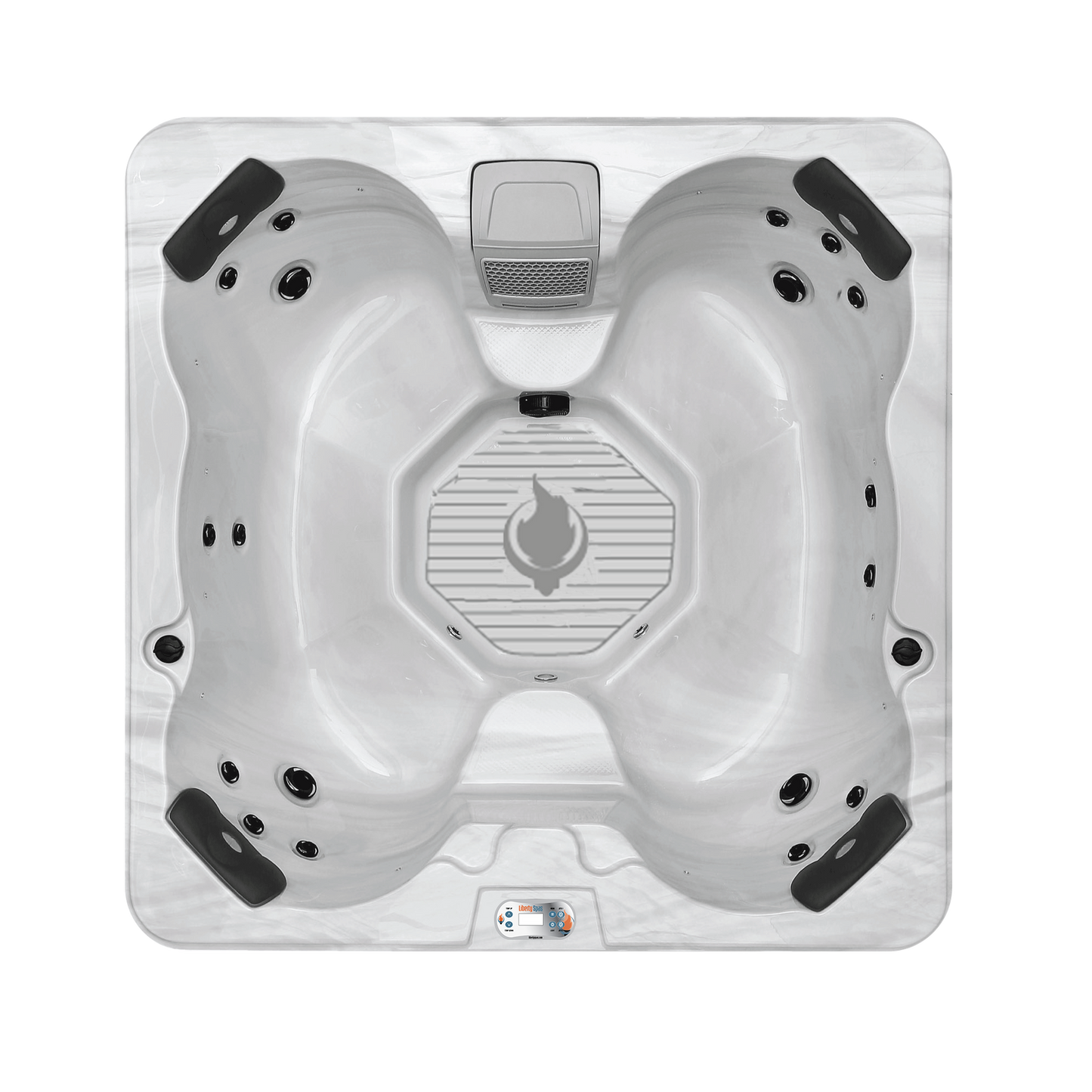 Liberty Spas | LYS4500 Plug & Play 5-6 Person Hot Tub | 18 Jets, Glacier Filtration, LED Lighting