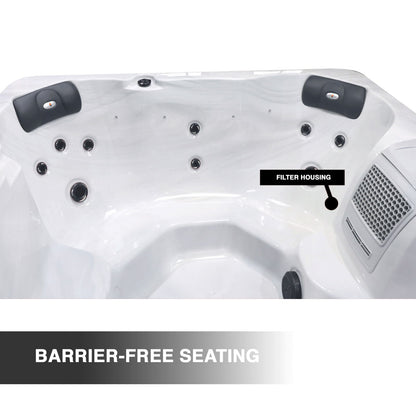 Liberty Spas | LYS4500 Plug & Play 5-6 Person Hot Tub | 18 Jets, Glacier Filtration, LED Lighting