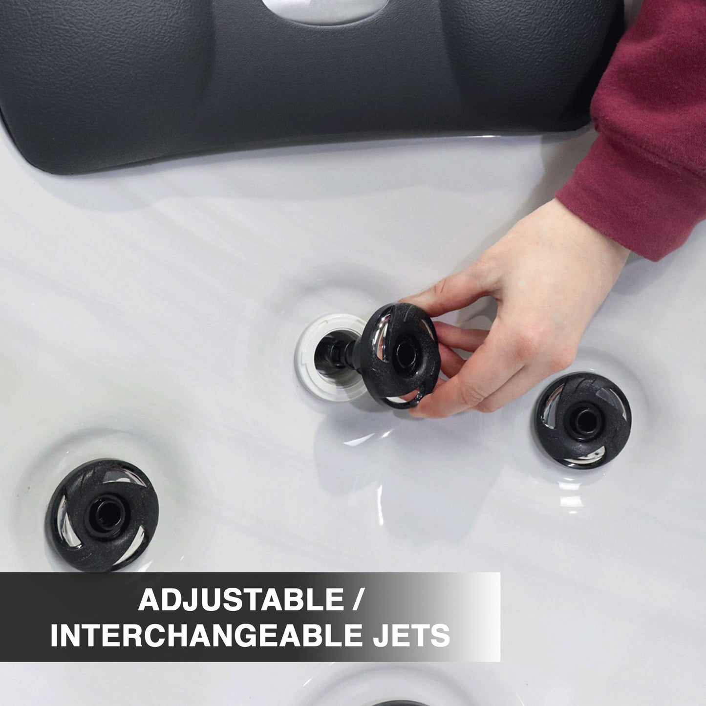 Liberty Spas | LYS4500 Plug & Play 5-6 Person Hot Tub | 18 Jets, Glacier Filtration, LED Lighting