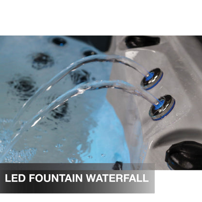 Liberty Spas | LYS5000 240V 6-Person Hot Tub | 34 Jets, Bluetooth, Glacier Filtration & AO₃P
