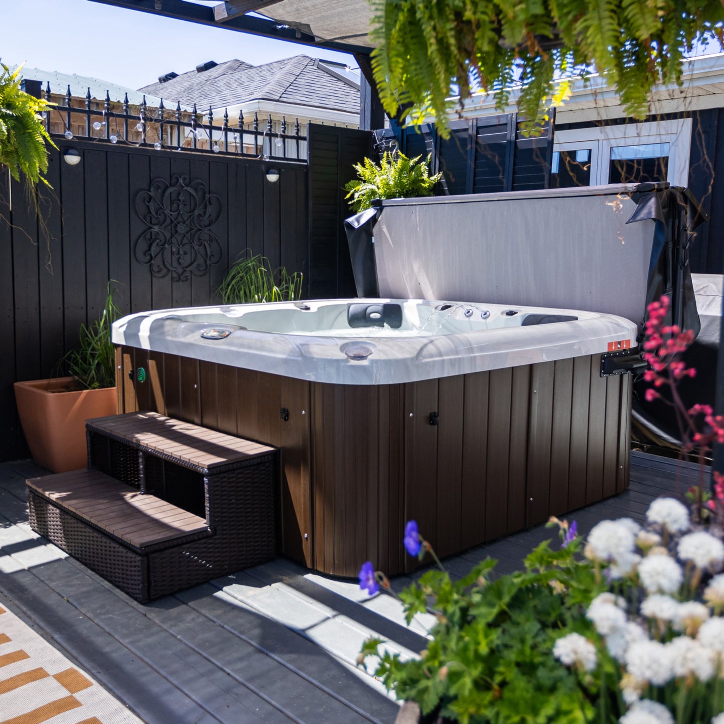 Liberty Spas | LYS5000 240V 6-Person Hot Tub | 34 Jets, Bluetooth, Glacier Filtration & AO₃P