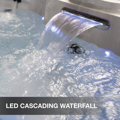 Liberty Spas | LYS6000 240V 6-Person Hot Tub | 46 Jets, Dual 5 HP Pumps, Glacier Filtration & AO₃P