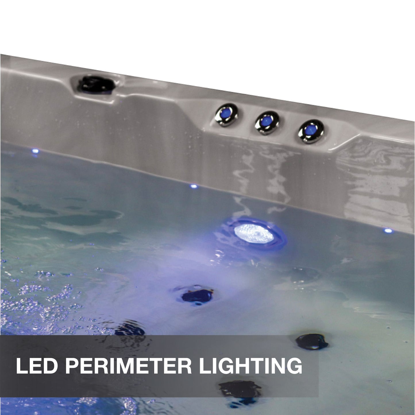 Liberty Spas | LYS6000 240V 6-Person Hot Tub | 46 Jets, Dual 5 HP Pumps, Glacier Filtration & AO₃P