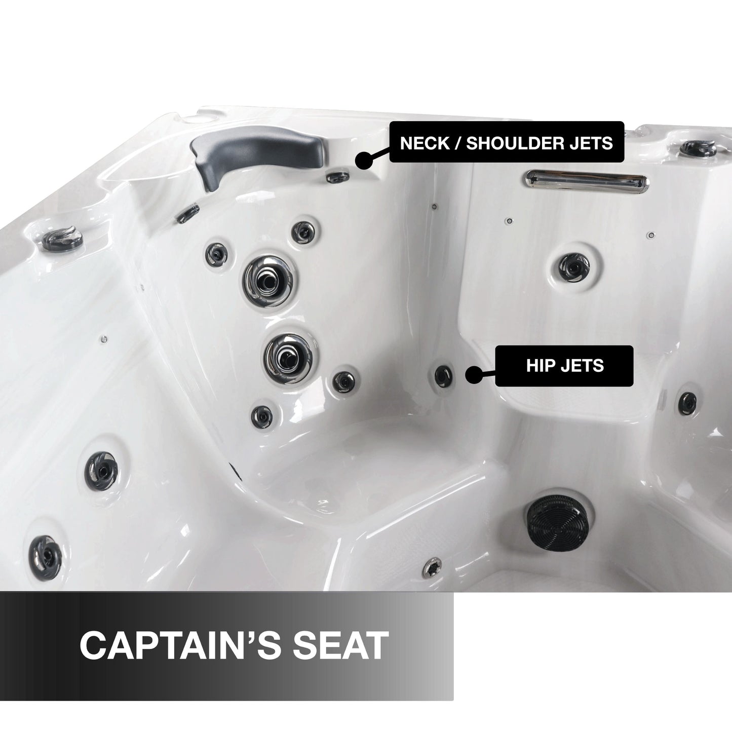 Liberty Spas | LYS6000 240V 6-Person Hot Tub | 46 Jets, Dual 5 HP Pumps, Glacier Filtration & AO₃P