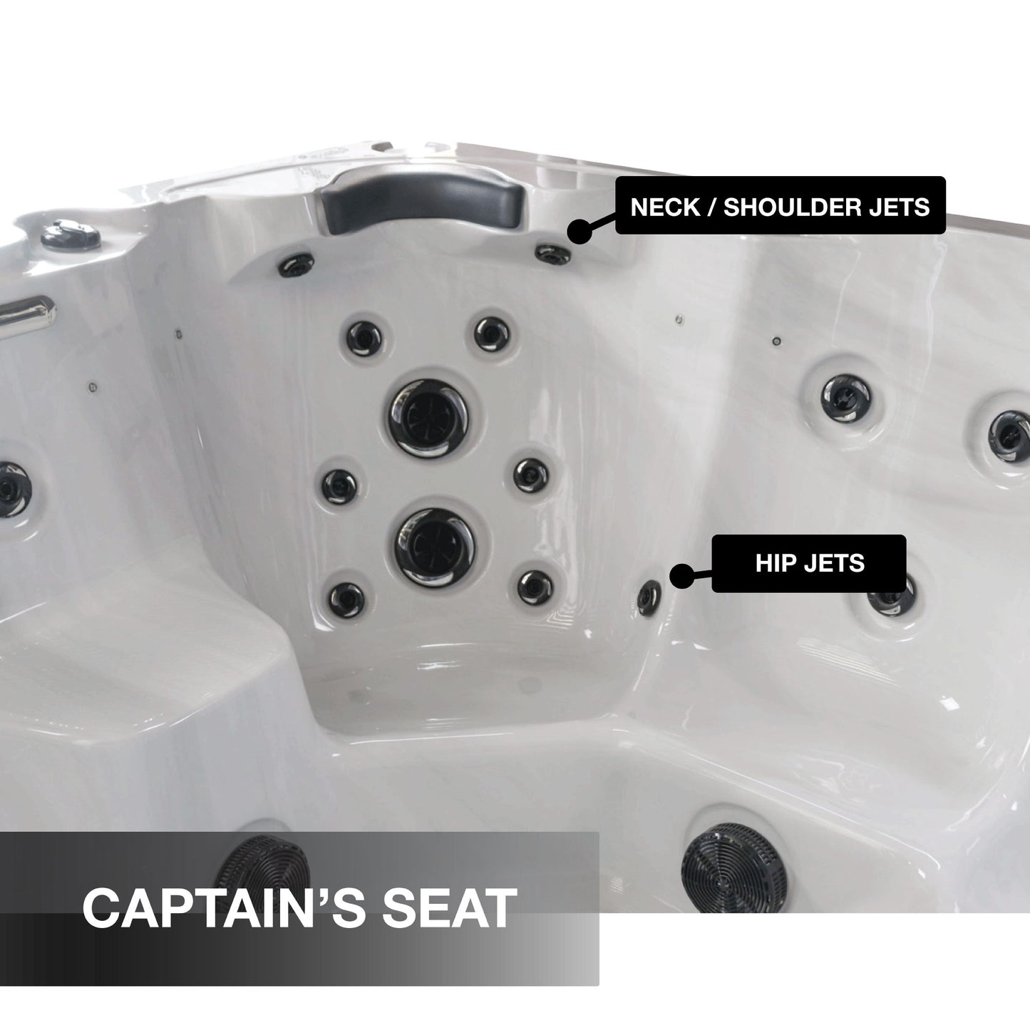 Liberty Spas | LYS6000 240V 6-Person Hot Tub | 46 Jets, Dual 5 HP Pumps, Glacier Filtration & AO₃P