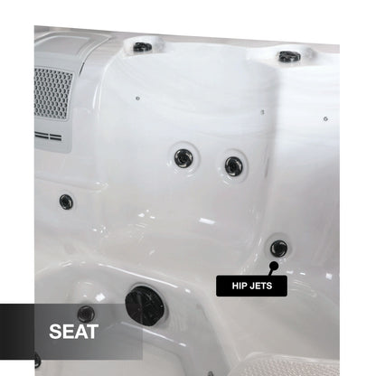 Liberty Spas | LYS6000 240V 6-Person Hot Tub | 46 Jets, Dual 5 HP Pumps, Glacier Filtration & AO₃P