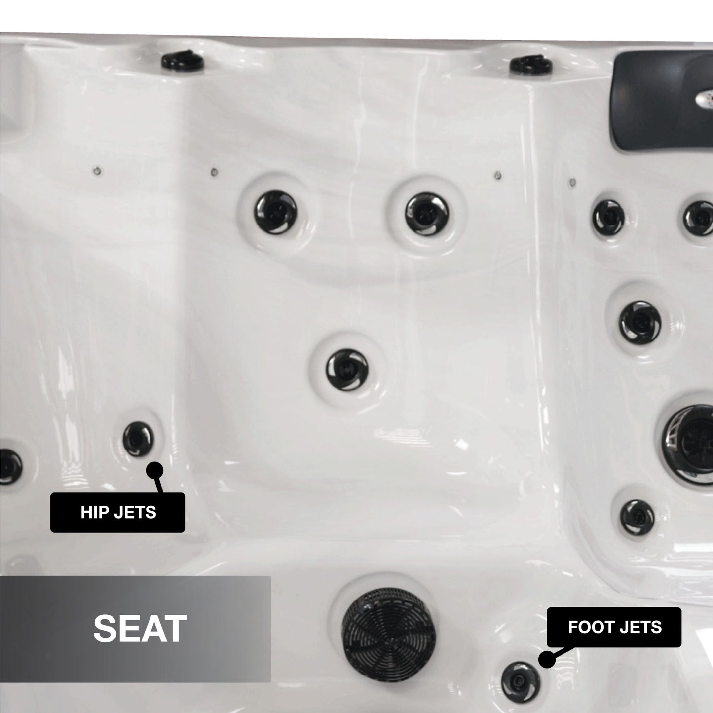 Liberty Spas | LYS6000 240V 6-Person Hot Tub | 46 Jets, Dual 5 HP Pumps, Glacier Filtration & AO₃P
