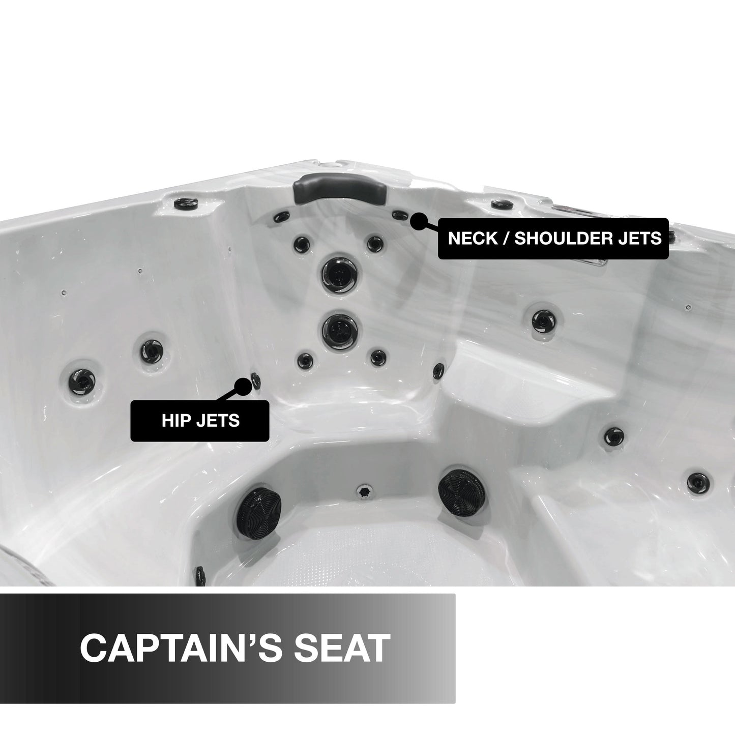 Liberty Spas | LYS7000 240V 7-Person Hot Tub | 46 Jets, Dual 5 HP Pumps, Glacier Filtration & AO₃P