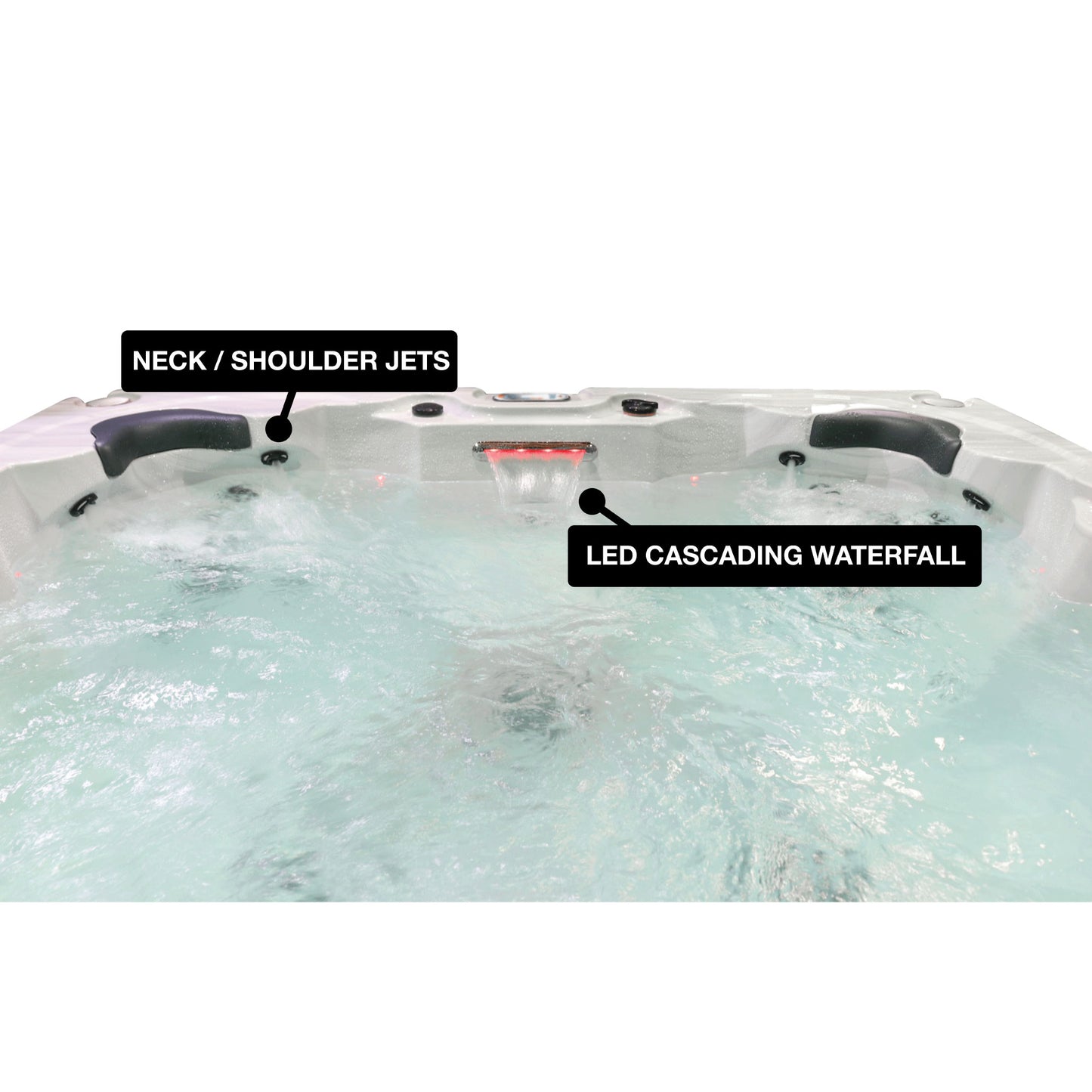 Liberty Spas | LYS7000 240V 7-Person Hot Tub | 46 Jets, Dual 5 HP Pumps, Glacier Filtration & AO₃P