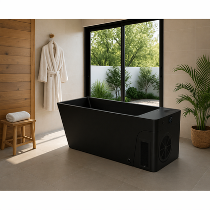 Orivon Wellness | Frost Black Cold Plunge Tub