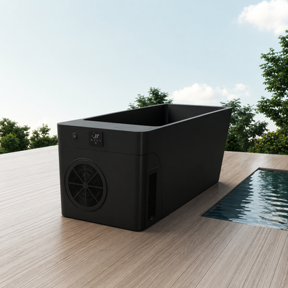 Orivon Wellness | Frost Black Cold Plunge Tub