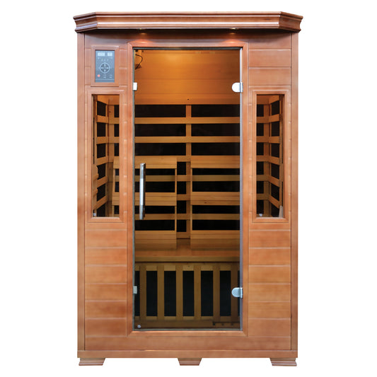 HeatWave | 2-Person Hemlock Premium Infrared Sauna with 6 Carbon Heaters | 1,725W |SA3209 | ETL Listed