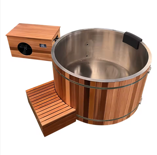 NorthPeak™ Canadian Cedar Ice Bath – Outdoor Chiller Tub