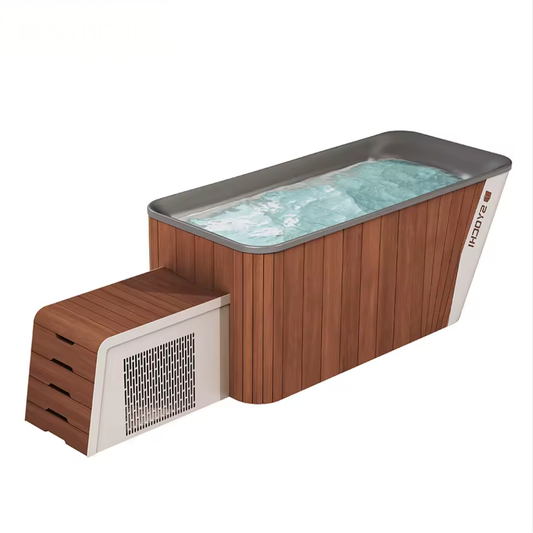 All-In Designer Cold Plunge – Wood Clad Edition