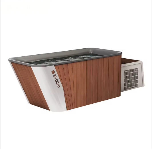 All-In Designer Cold Plunge – Wood Clad Edition