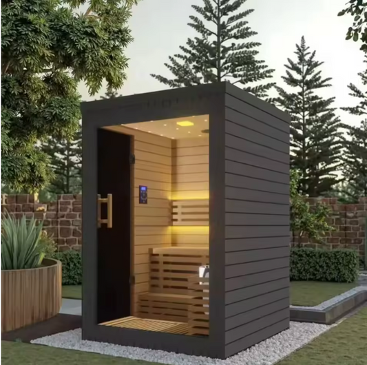 Luxury Traditional 2 Person Solid Wood Sauna Room